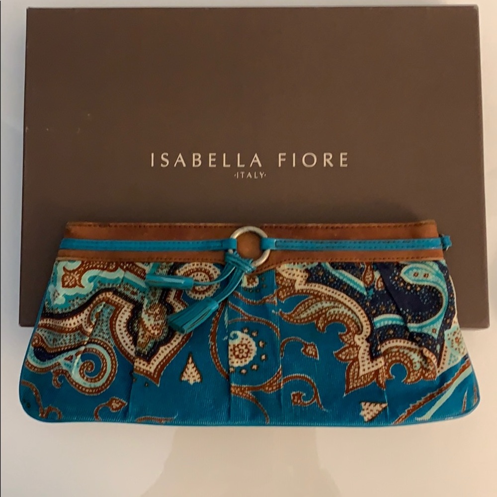 Isabella Fiore Paisley Clutch
